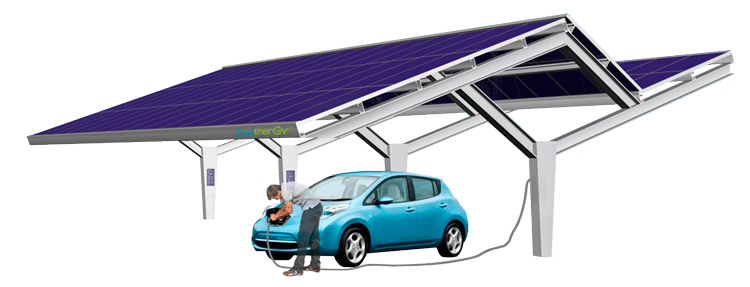 Carregar carro elétrico energias renovaveis