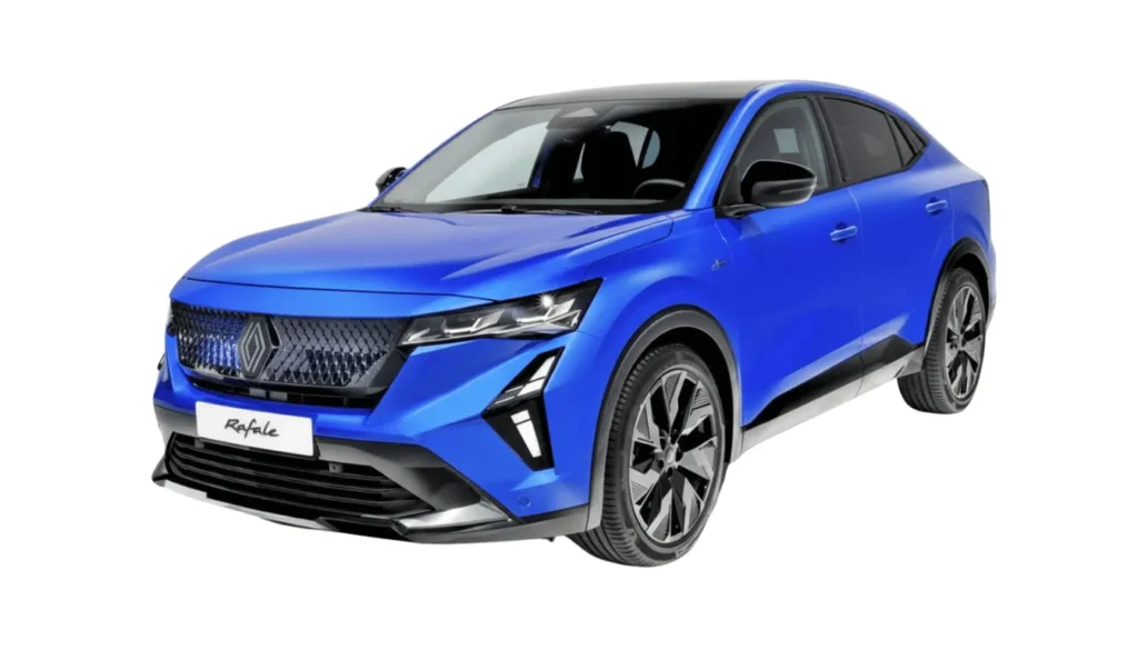 Renault Rafale PHEV 2025, SUV híbrido plug-in com autonomia elétrica de até 105 km e consumo de apenas 0,5 l/100 km.