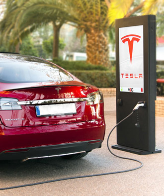 Carregamento publico carros elétricos