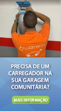 instalacao posto carregamento carro eletrico em garagem comunitaria
