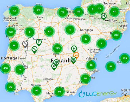 Electromaps, mapa postos carregamento elétrico