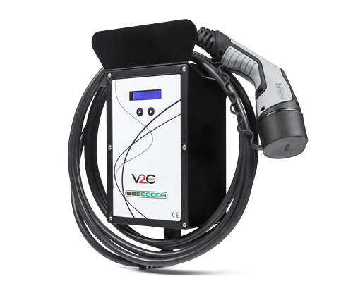 v2c, exemplo de wallbox